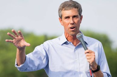 According to O'Rourke, military-style weapons and permitless carry are preventing responsible gun ownership